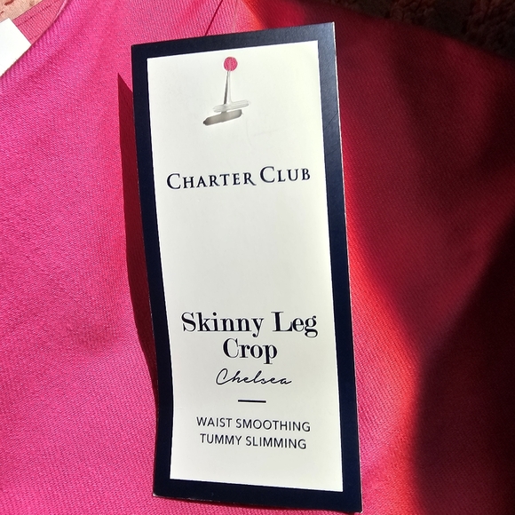 NWT Charter Club Preppy Pink Pants 6P - Picture 5 of 10